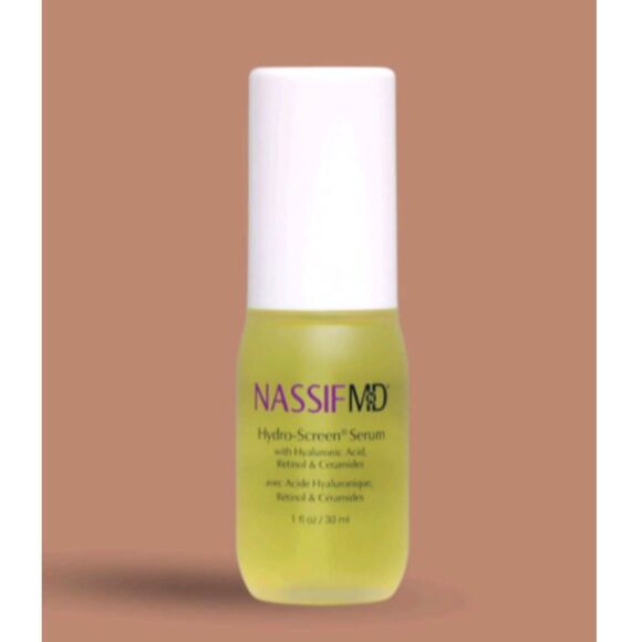 NASSIF MD Hydro-Screen Serum Hyaluronic Acid Retinol Ceramides 1 fl oz NEW Box - Picture 2 of 5